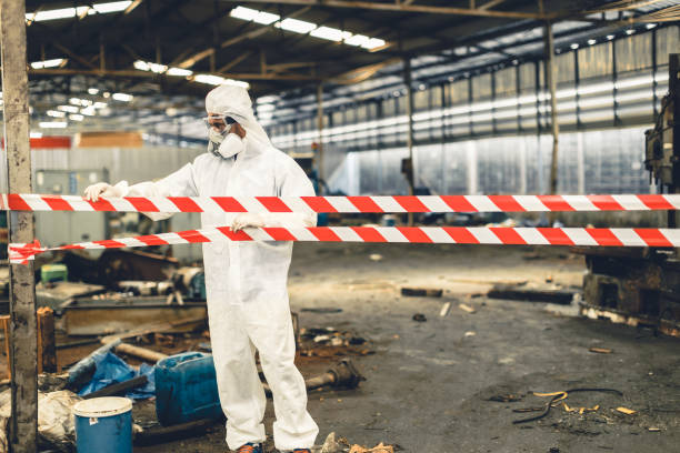 Professional Biohazard technician working in Greenwich, NJ